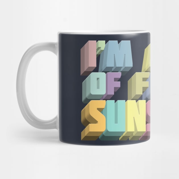 I'm A Ray Of Fucking Sunshine - Nihilist Humor Typography Design by DankFutura